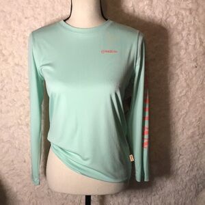 Magellan Longsleeve Fish Gear T Shirt Beach Glass Size M